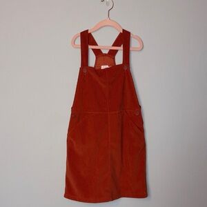 wonder nation Rust Orange Corduroy Kids Dress